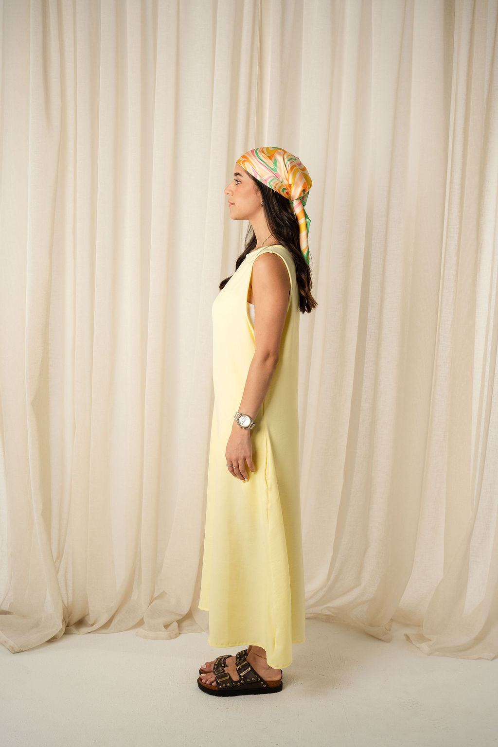 The Breezy Dress in Butter Yellow