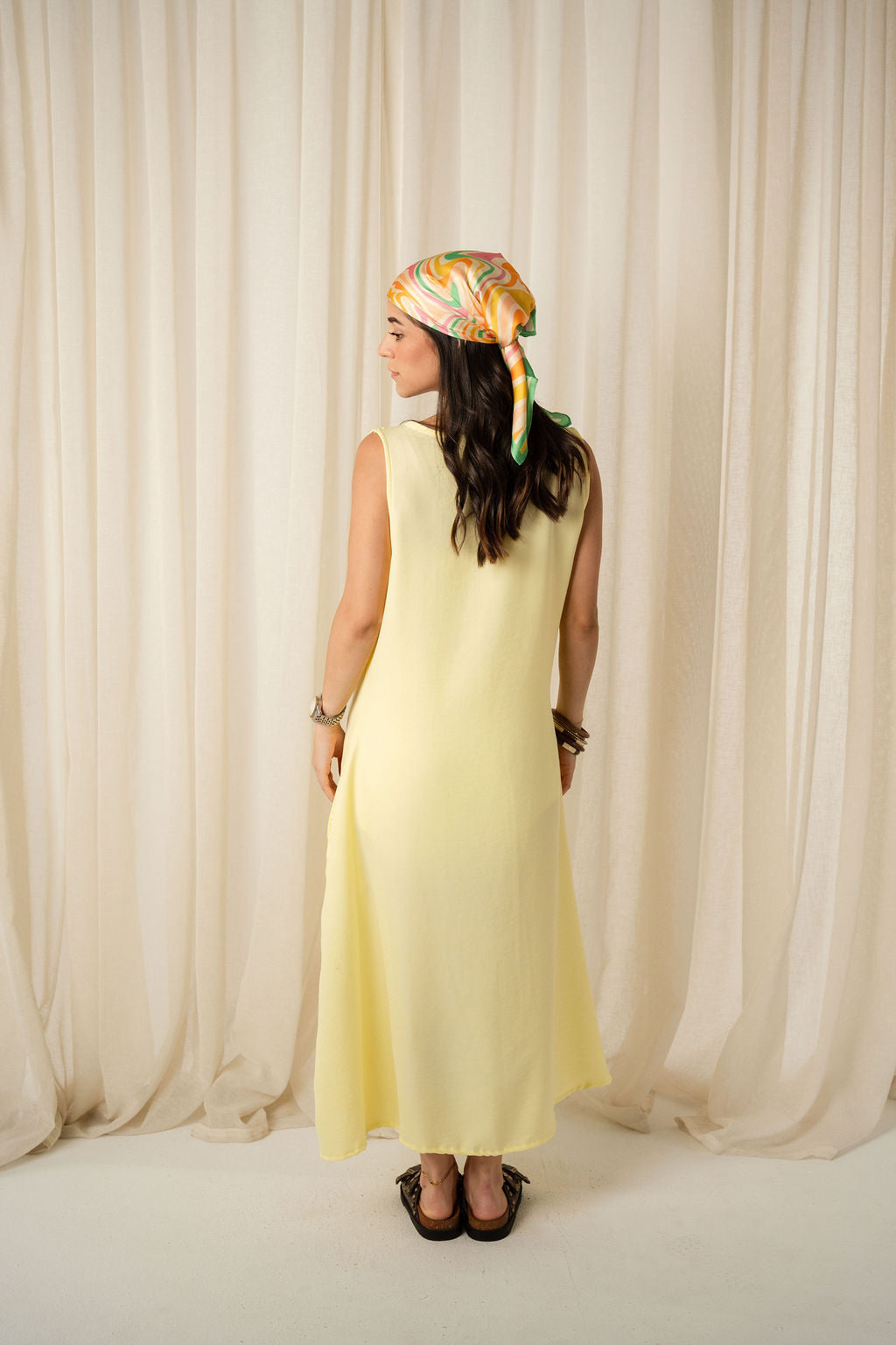 The Breezy Dress in Butter Yellow