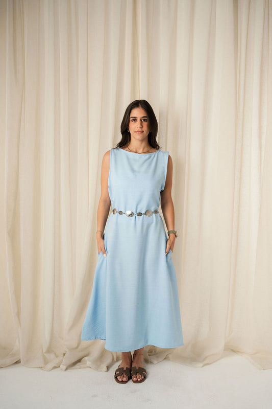 The Breezy Dress in Baby Blue