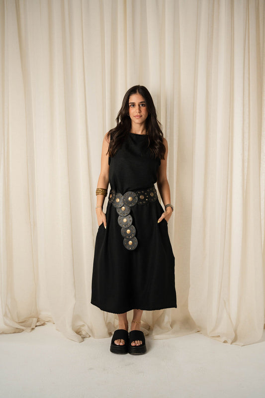 The Breezy Dress in Black