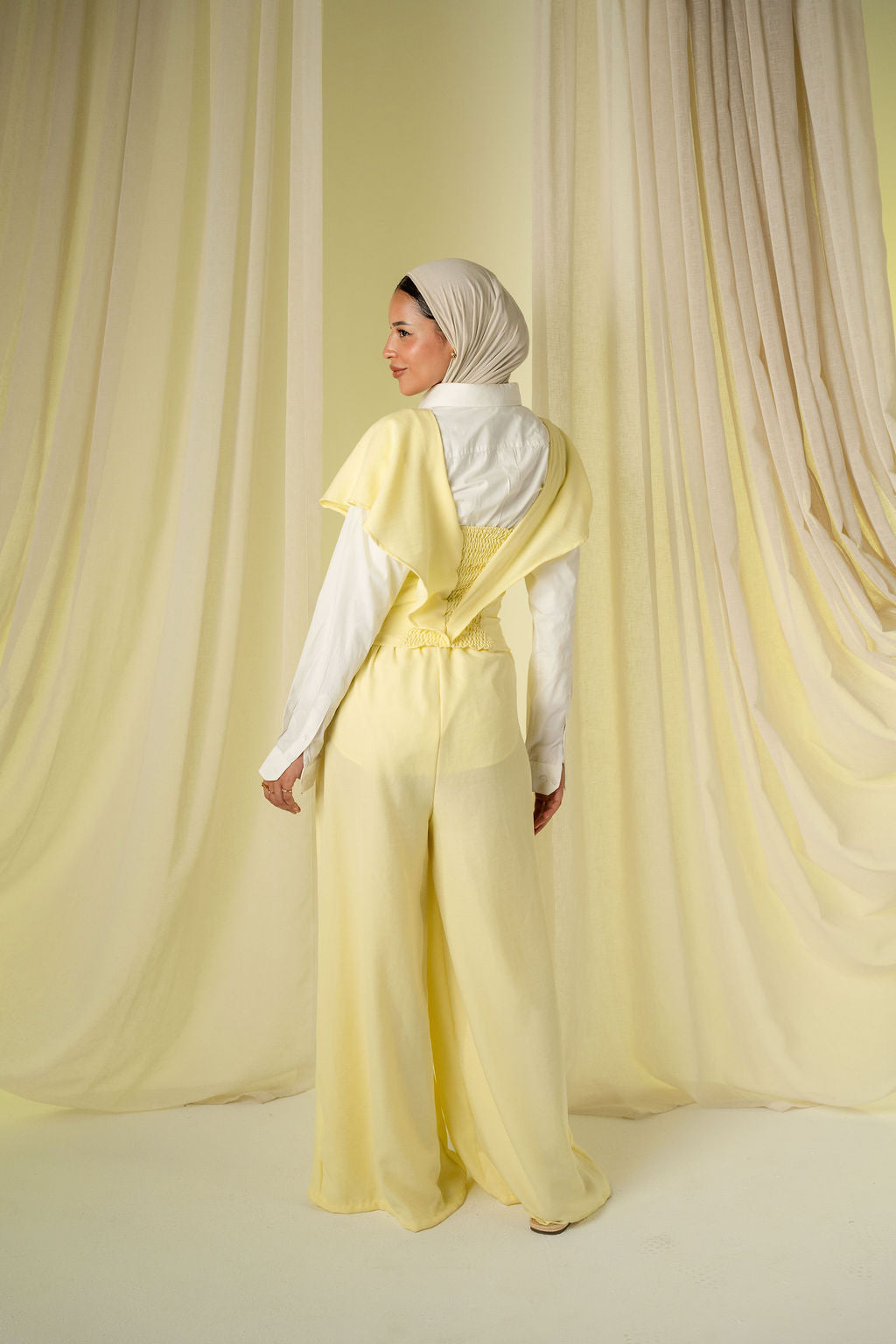 The Waves Set in BUTTER YELLOW
