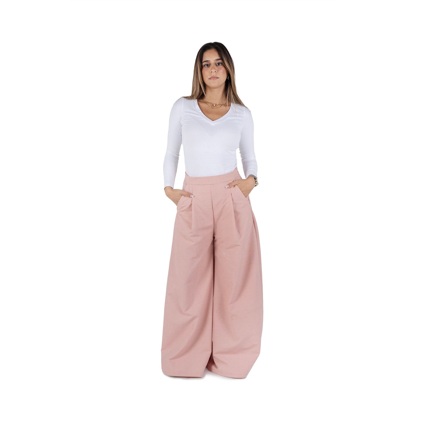 Katifa "Patte d'elephant" pants in PINK