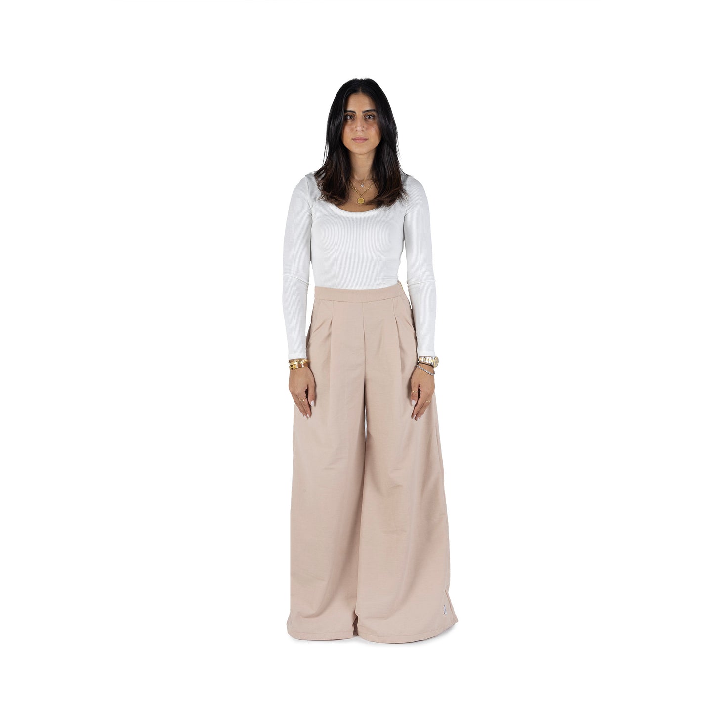 Katifa "Patte d'elephant" pants in BEIGE