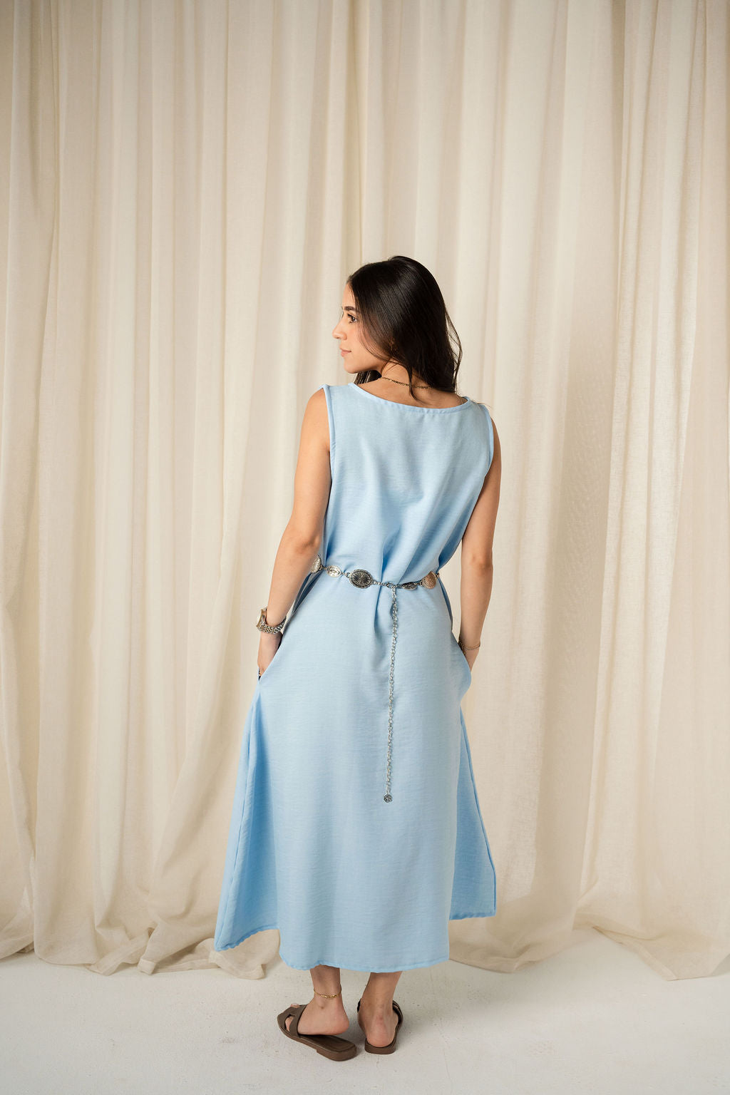 The Breezy Dress in Baby Blue
