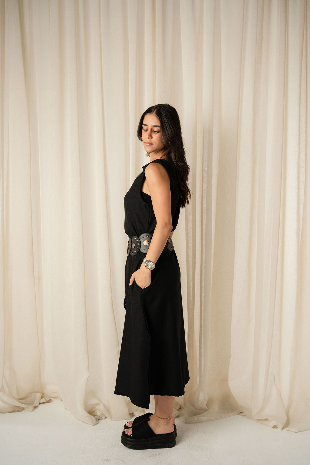 The Breezy Dress in Black