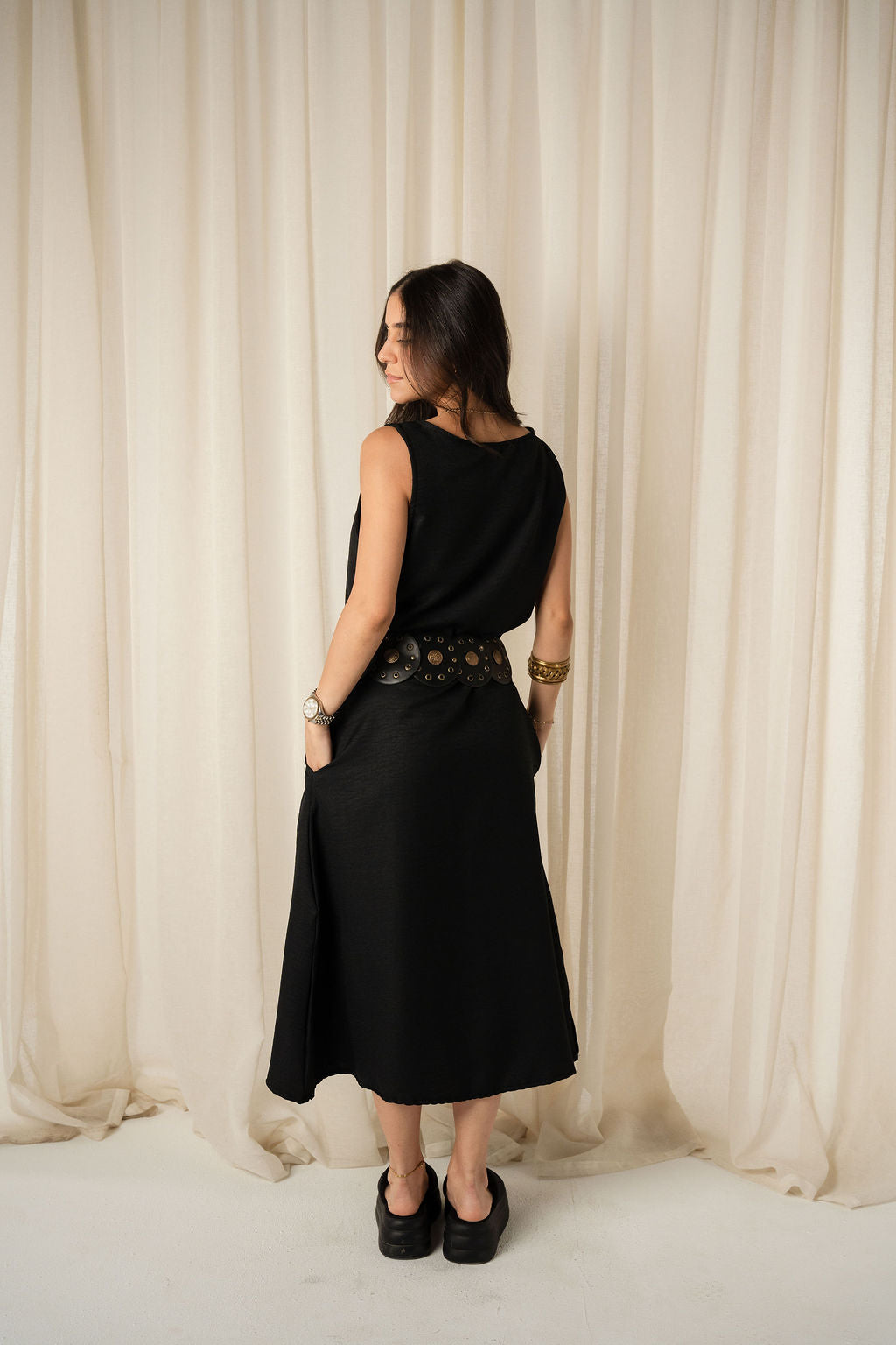 The Breezy Dress in Black