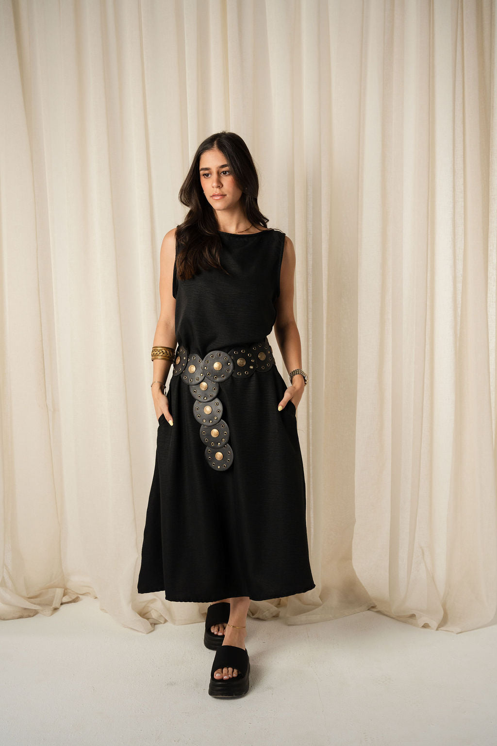 The Breezy Dress in Black