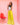 Linen “Patte d’elepnat” Pants in BRIGHT YELLOW
